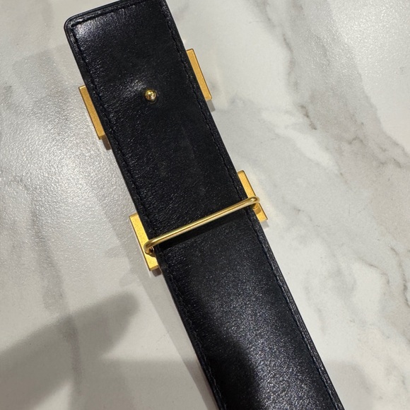 Hermes Brown Leather Constance Belt with Gold H Buckle - Picture 6 of 9